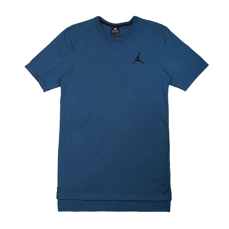 мужская синяя футболка Jordan Core S/S Long Top 749475-442 - цена, описание, фото 1